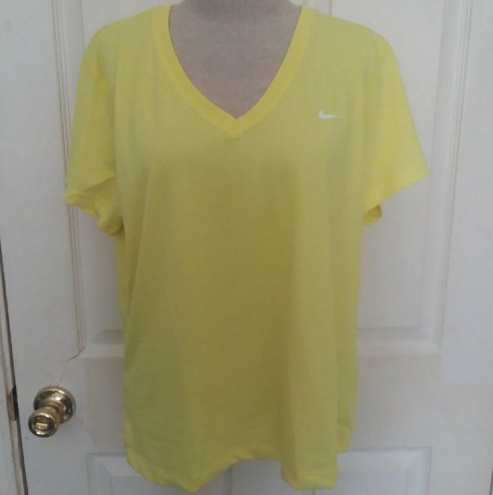 Yellow nike tee